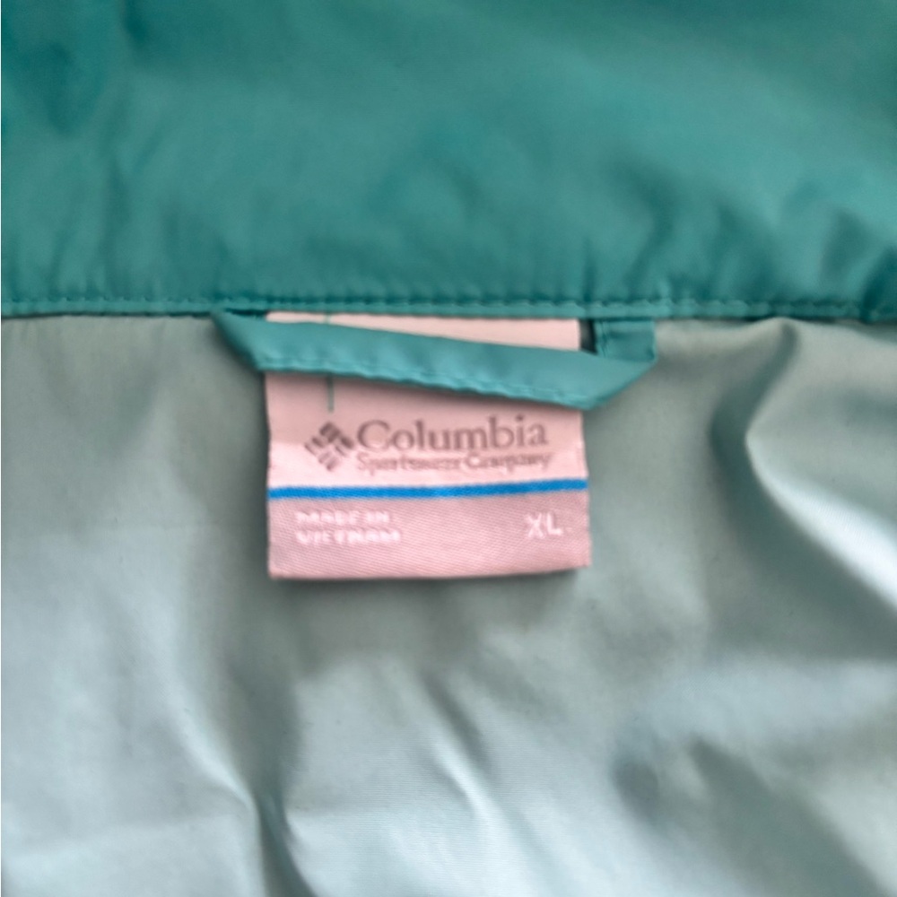 Columbia Women’s Light Teal Jacket - XL